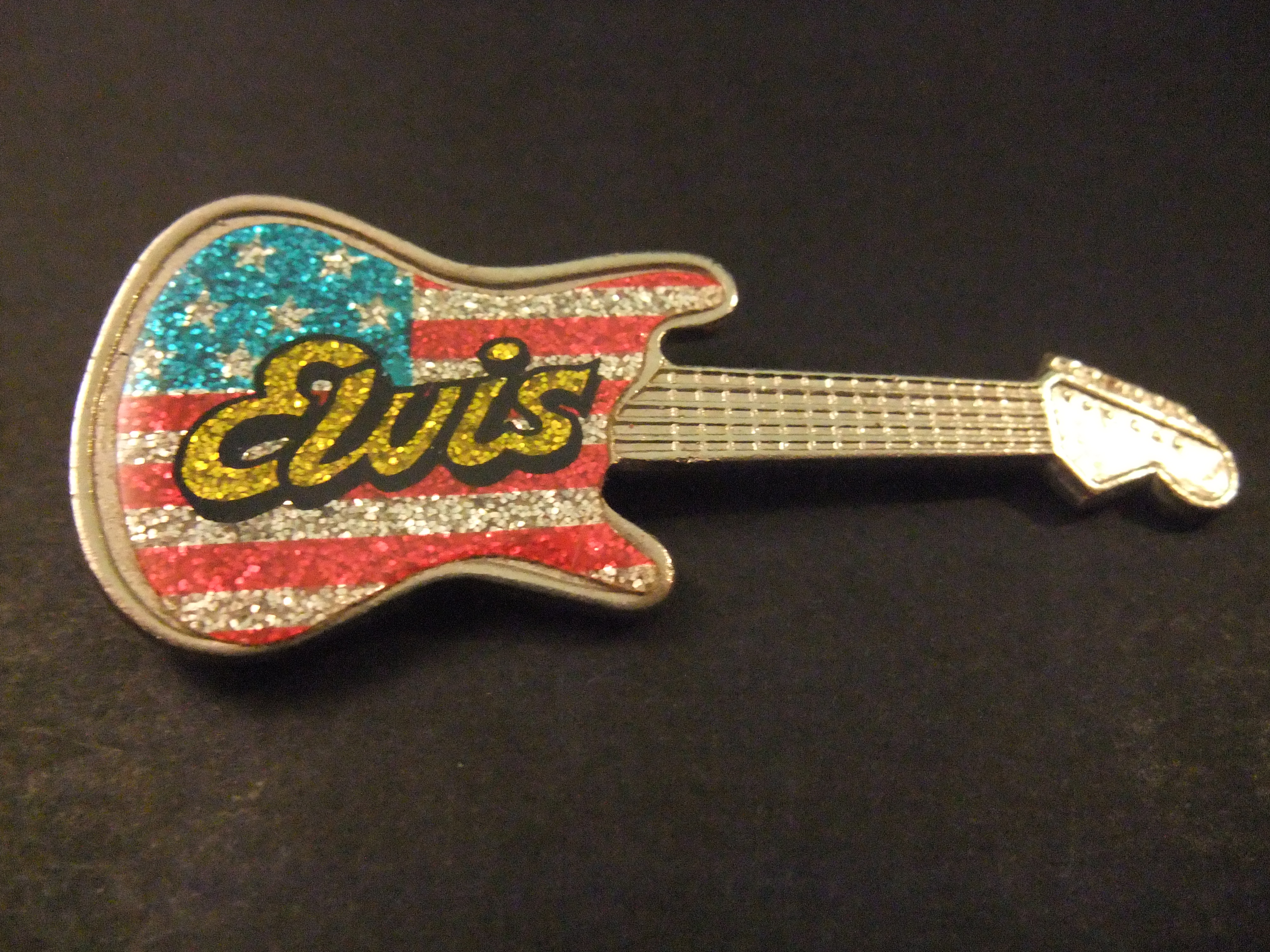 Elvis Presley The King gitaar (Amerikaanse kleuren, )